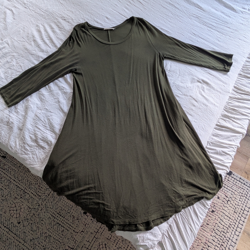 Elegant Olive Women's Tunic by [Brand]